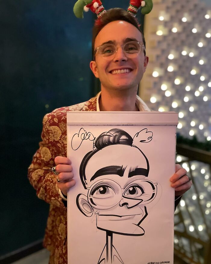 Artist Surprises People With His Caricatures, Showing Their Real Faces In A Funny Way