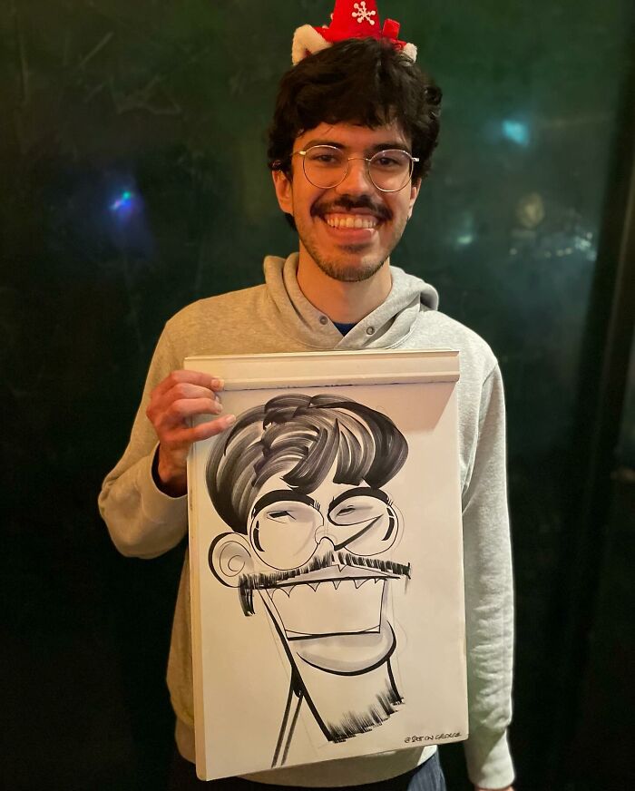 Artist Surprises People With His Caricatures, Showing Their Real Faces In A Funny Way