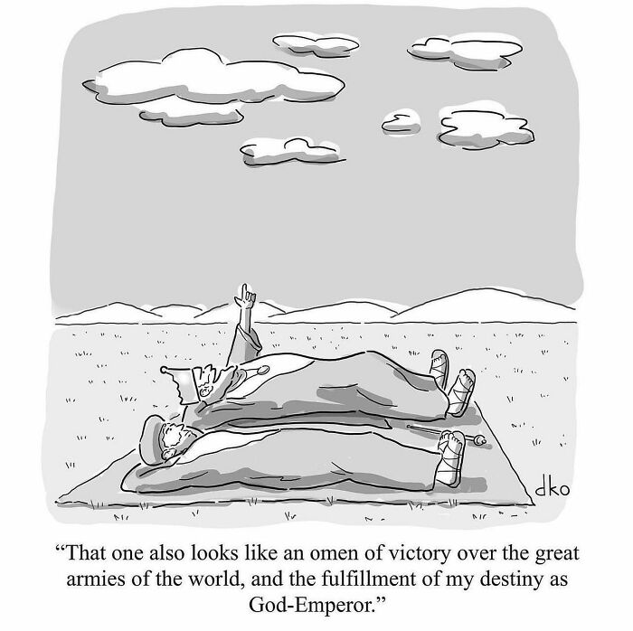 Humorous Single-Panel Comic By David Ostow