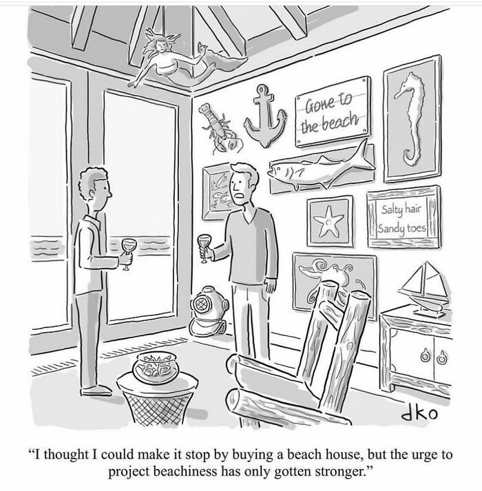 Humorous Single-Panel Comic By David Ostow