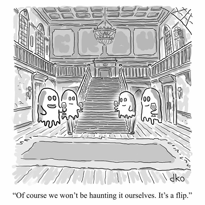 Humorous Single-Panel Comic By David Ostow