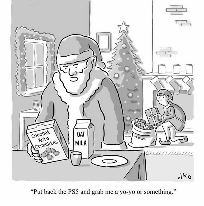 Humorous Single-Panel Comic By David Ostow