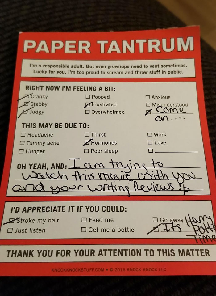 Pen Your Petty In The Prettiest Way With A Paper Tantrum Notepad This Valentine's. It's The Gift That Says You're All About Hashing It Out — Hilariously