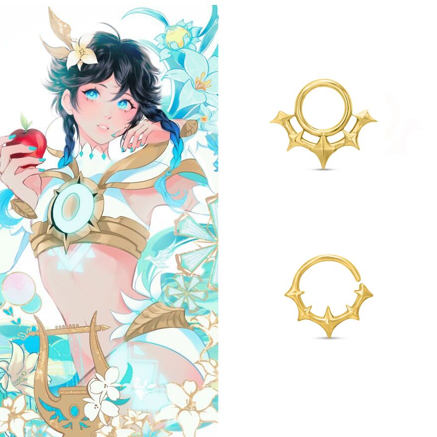 Genshin Impact-Inspired Designer Jewelry Pieces Part 1