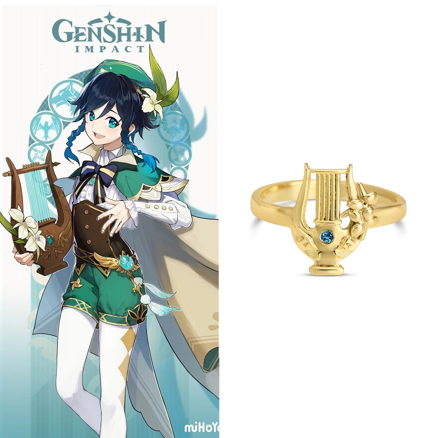 Genshin Impact-Inspired Designer Jewelry Pieces Part 1