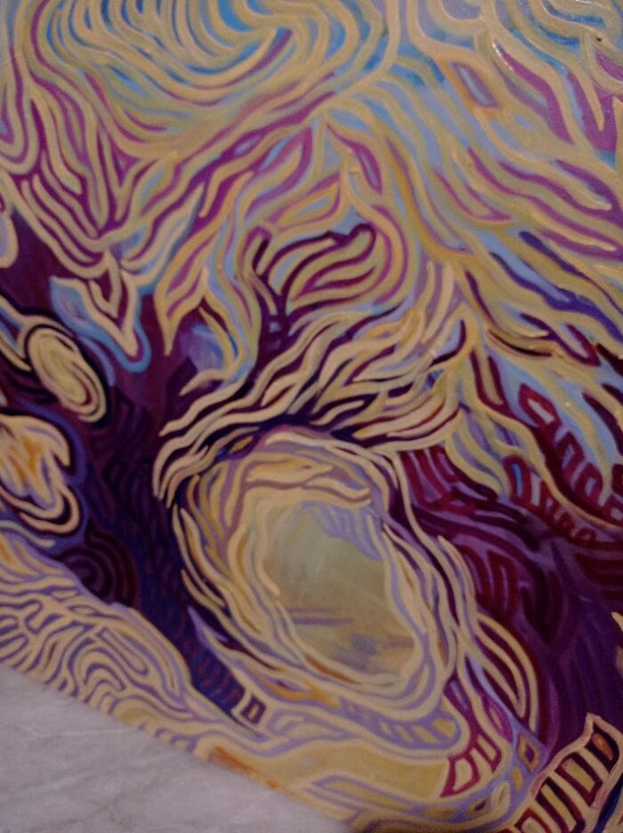 Oil On Canvas 50x70 Cm