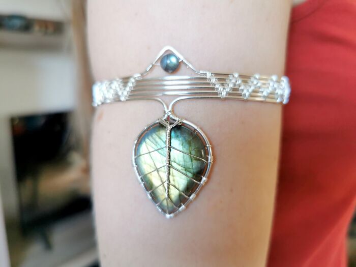 I Made An Elven Leaf Armband