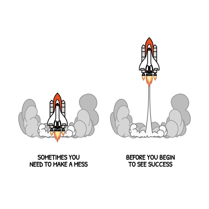 Motivational And Positive Illustration By Jun Han Chin