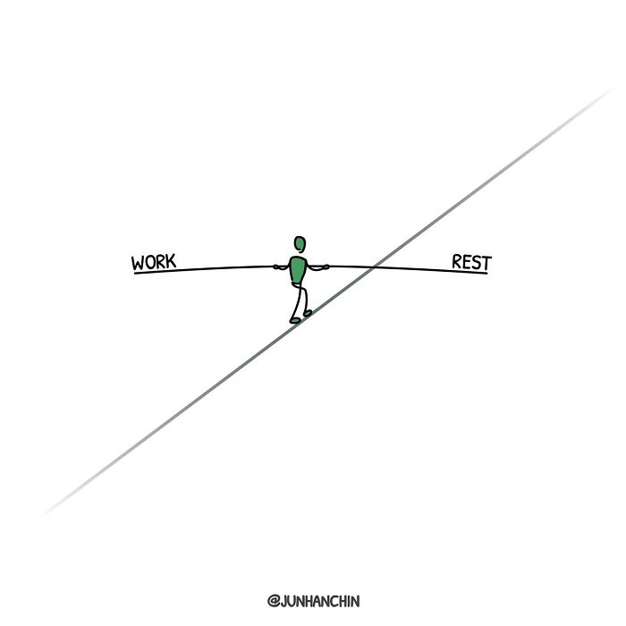 Motivational And Positive Illustration By Jun Han Chin