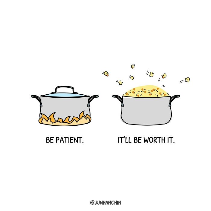 Motivational And Positive Illustration By Jun Han Chin