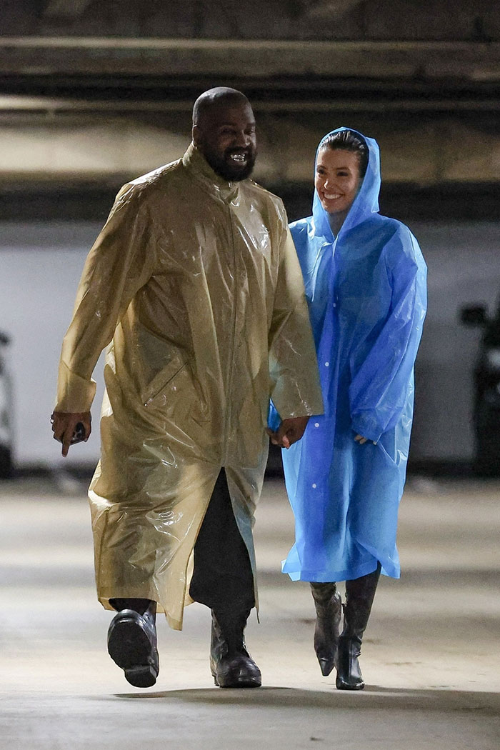 &ldquo;Unbelievable, She&rsquo;s Smiling&rdquo;: Bianca Censori Dons Raincoat But Little Else With Husband Kanye