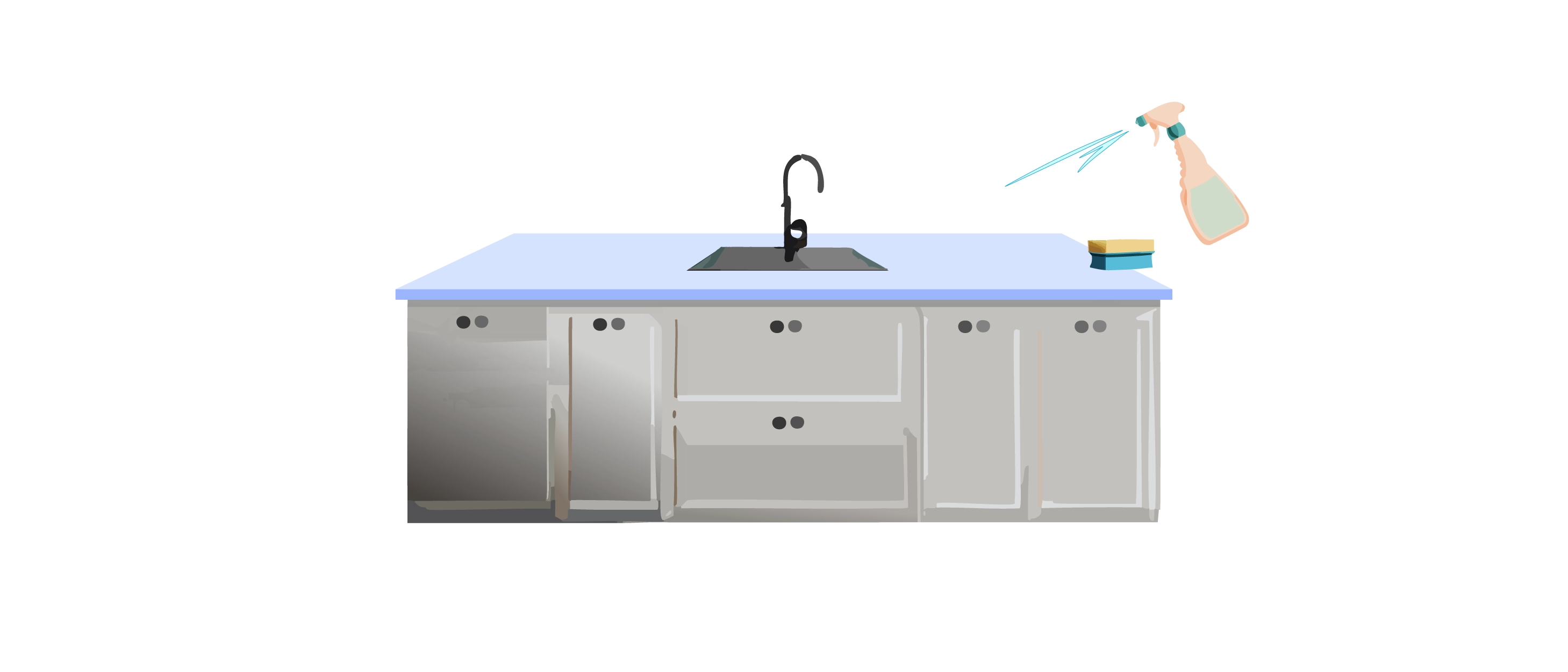 Resurface laminate countertop Step 8. Add Final Touches