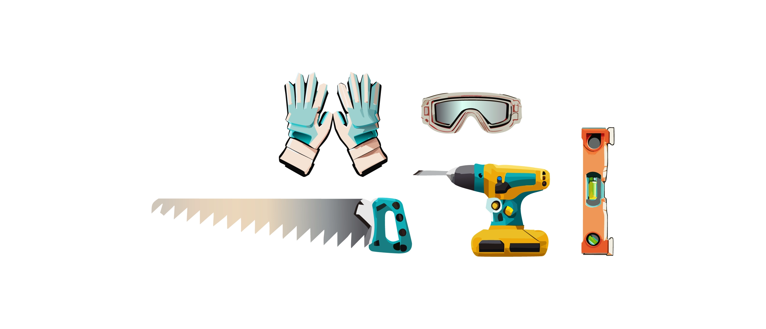 DIY laminate countertop installation step 3. Prepare Tools and Safety Gear