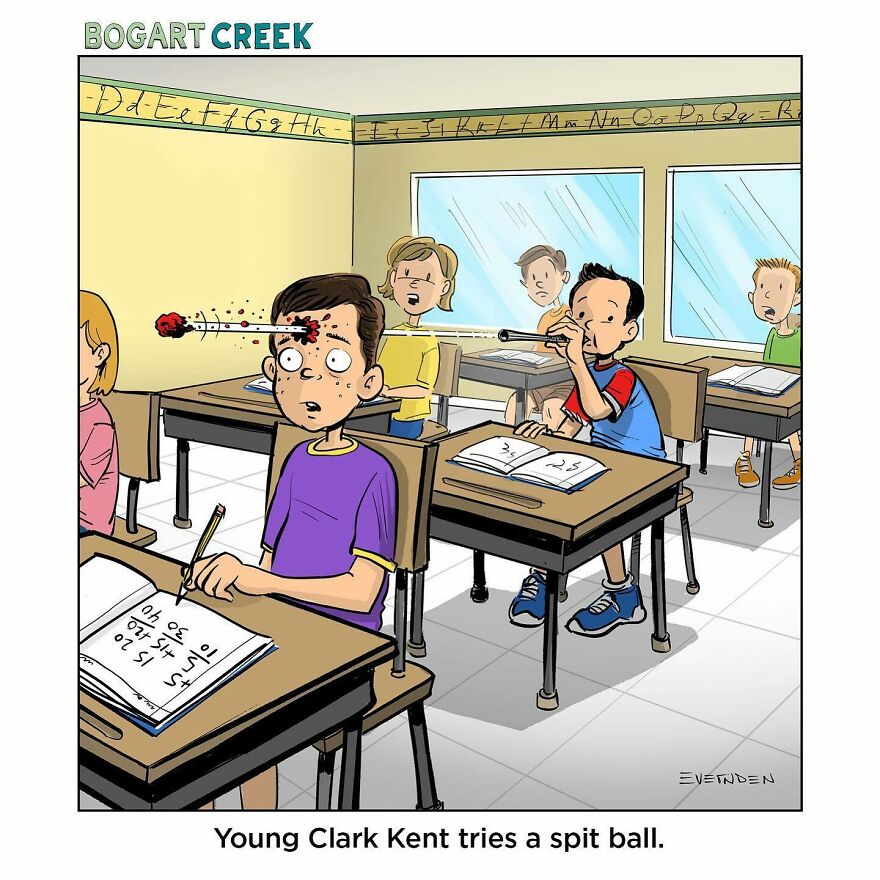 Meet Derek Evernden's Funny Single-Panel Comics (New Pics)