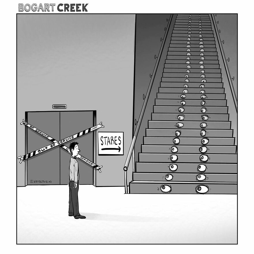 Meet Derek Evernden's Funny Single-Panel Comics (New Pics)