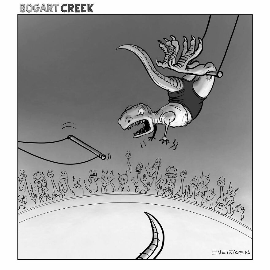 Meet Derek Evernden's Funny Single-Panel Comics (New Pics)