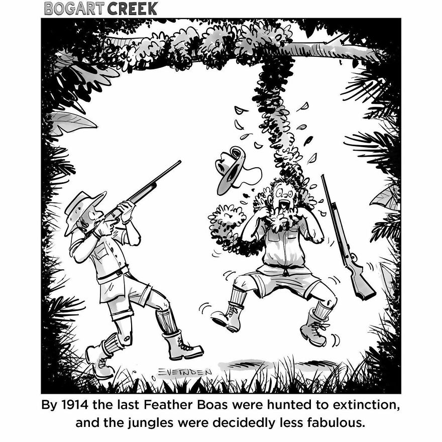 Meet Derek Evernden's Funny Single-Panel Comics (New Pics)