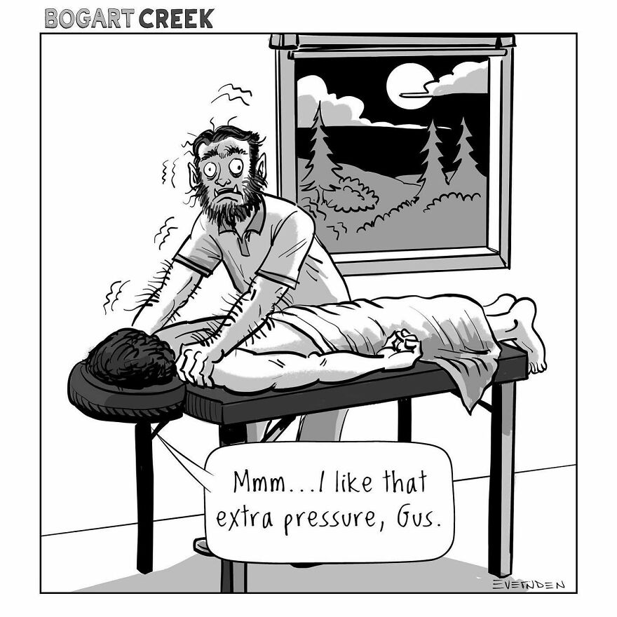 Meet Derek Evernden's Funny Single-Panel Comics (New Pics)