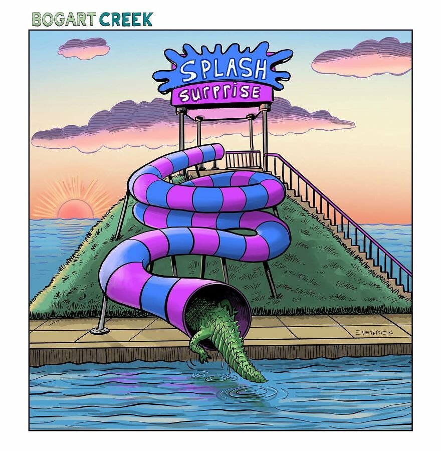 Meet Derek Evernden's Funny Single-Panel Comics (New Pics)