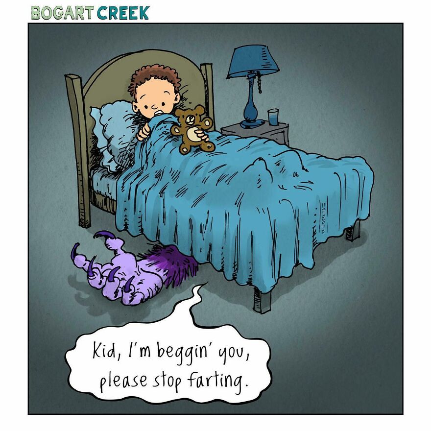 Meet Derek Evernden's Funny Single-Panel Comics (New Pics)