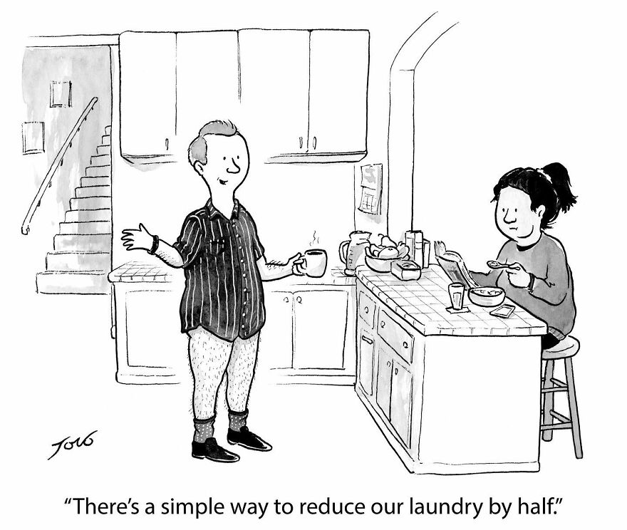 Meet Tom Toro's Fun Single-Panel Comics