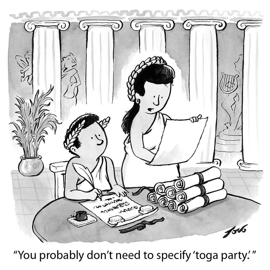 Meet Tom Toro's Fun Single-Panel Comics