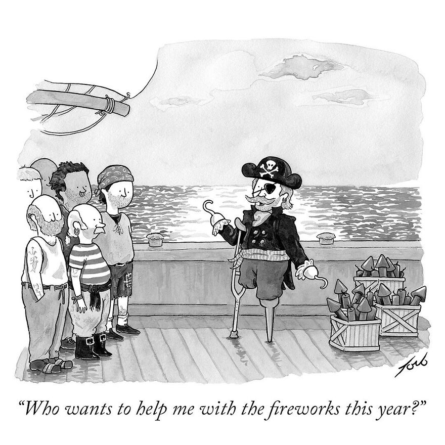 Meet Tom Toro's Fun Single-Panel Comics