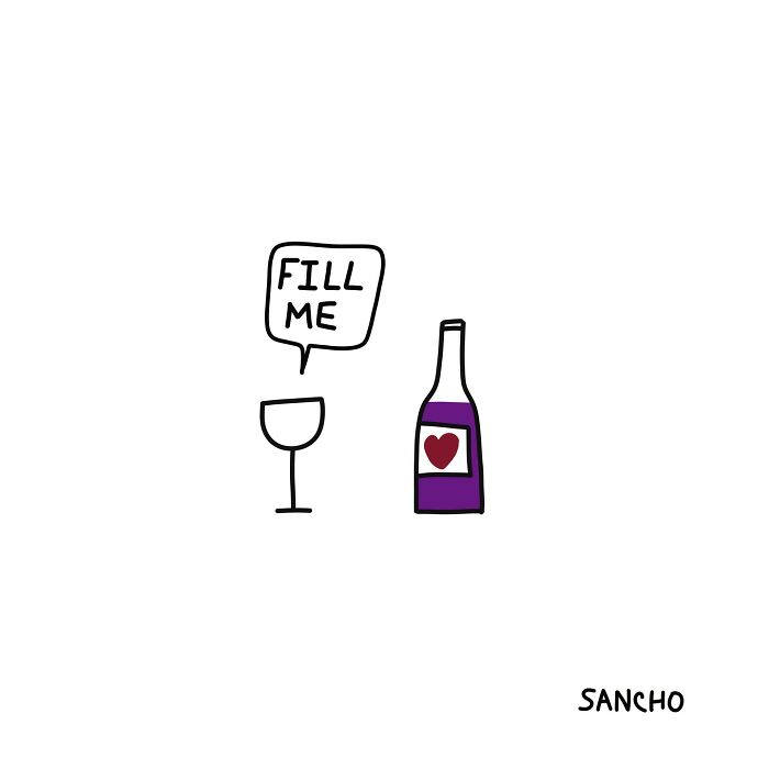 Meet The Simple But Funny Drawings By Gabriel Sancho