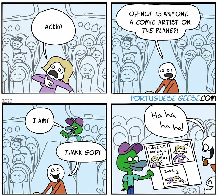 New Portuguese Geese Comics Capture Awkward Moments To Make You Laugh