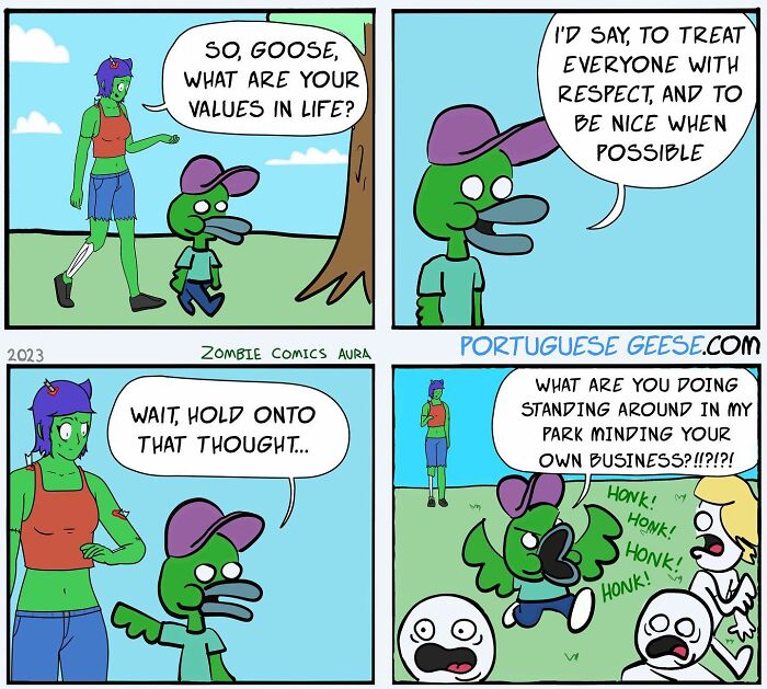 New Portuguese Geese Comics Capture Awkward Moments To Make You Laugh