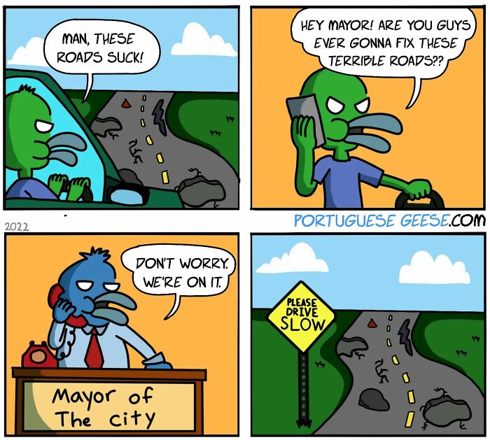 New Portuguese Geese Comics Capture Awkward Moments To Make You Laugh