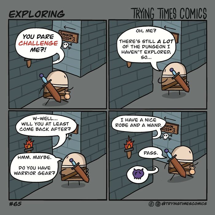 New Short And Funny Comics With Twisted Endings By Trying Times Comics