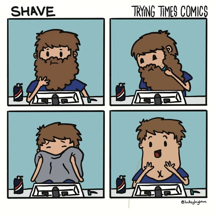 New Short And Funny Comics With Twisted Endings By Trying Times Comics