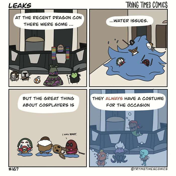 New Short And Funny Comics With Twisted Endings By Trying Times Comics