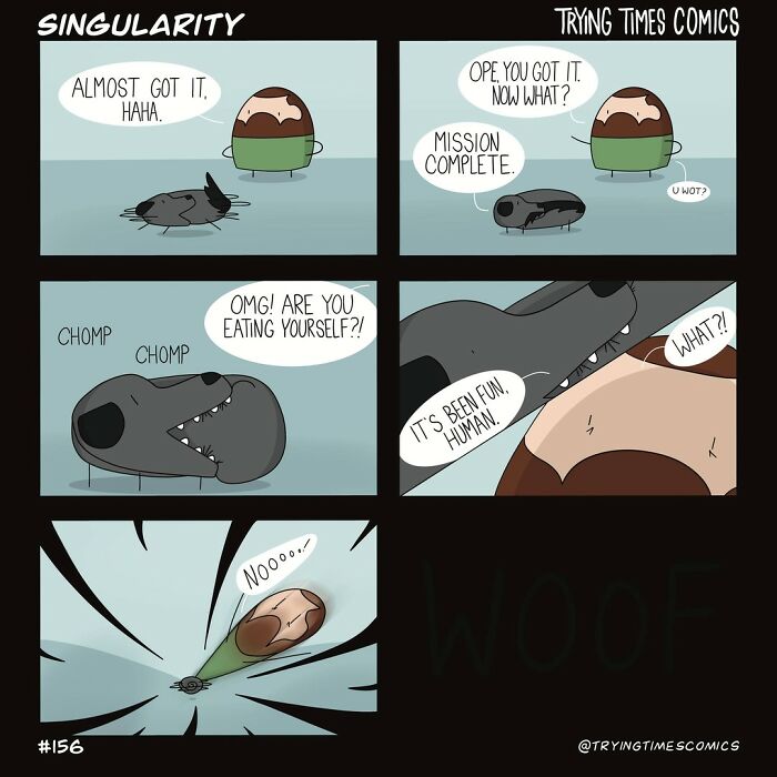 New Short And Funny Comics With Twisted Endings By Trying Times Comics