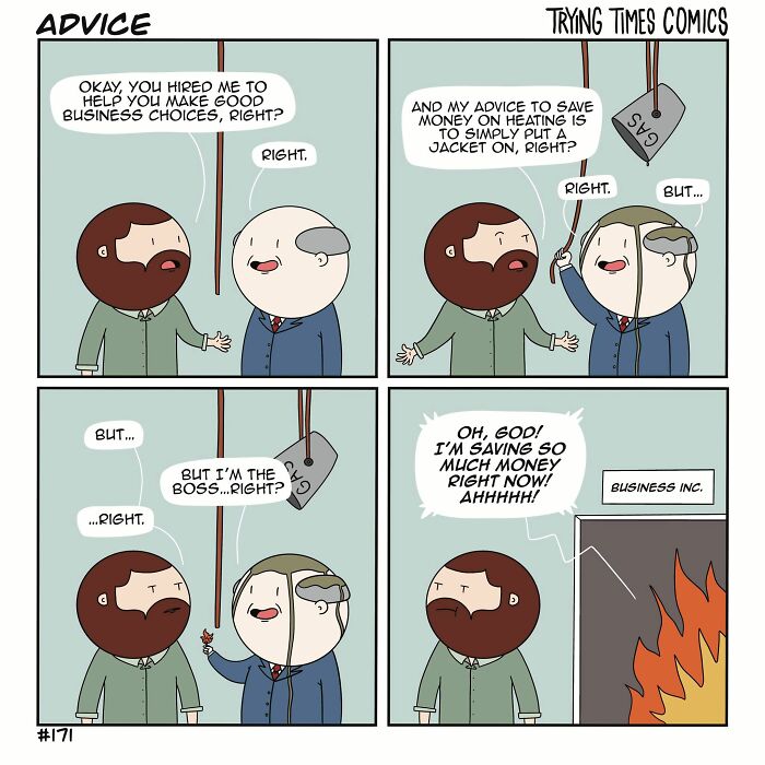 New Short And Funny Comics With Twisted Endings By Trying Times Comics