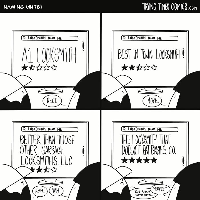 New Short And Funny Comics With Twisted Endings By Trying Times Comics