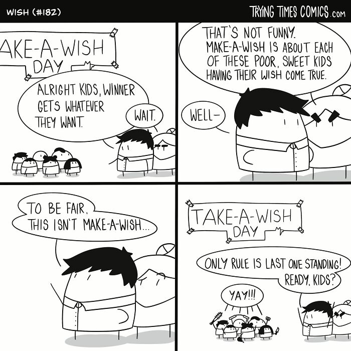 New Short And Funny Comics With Twisted Endings By Trying Times Comics