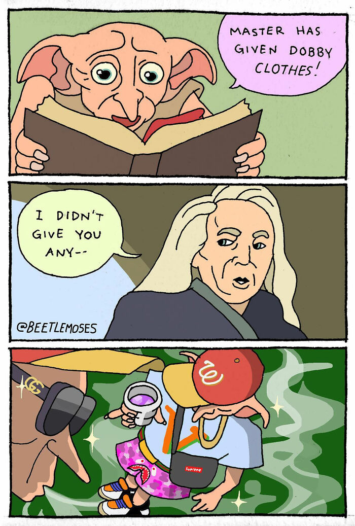 New Pop Culture Comics With Dark Humor Twists From The Mind Of Cartoonist Beetlemoses