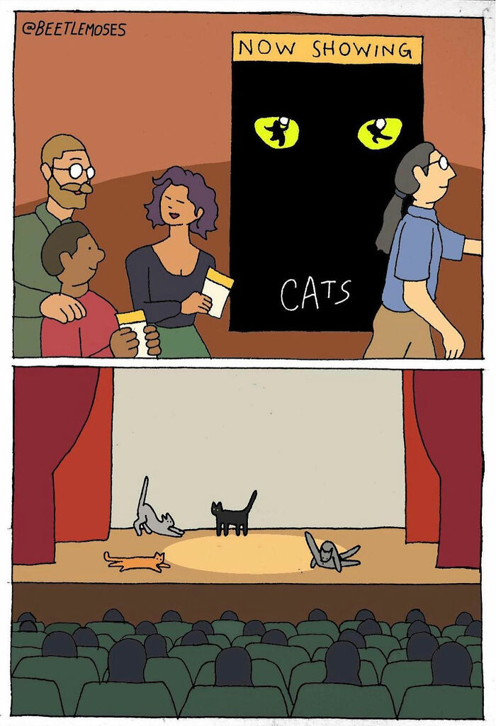 New Pop Culture Comics With Dark Humor Twists From The Mind Of Cartoonist Beetlemoses