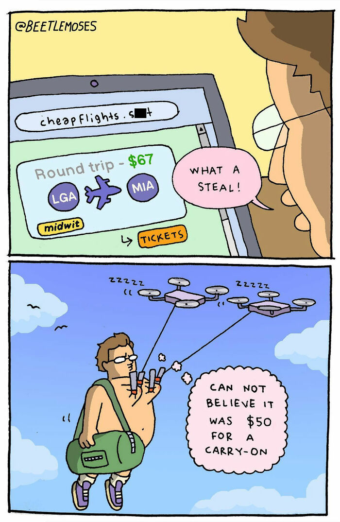 New Pop Culture Comics With Dark Humor Twists From The Mind Of Cartoonist Beetlemoses