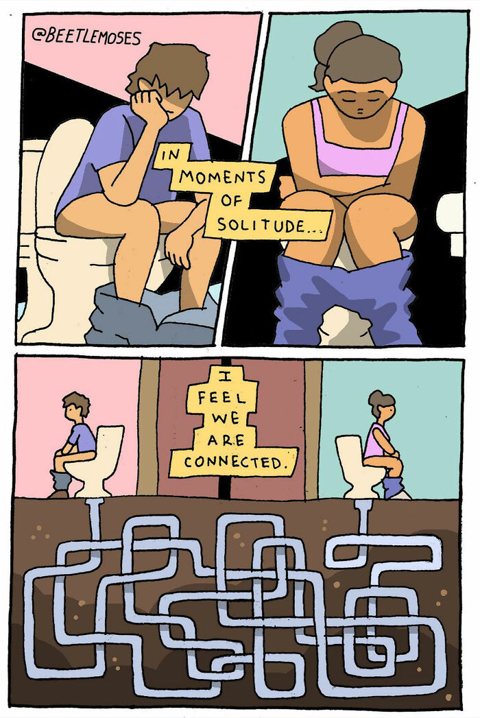 New Pop Culture Comics With Dark Humor Twists From The Mind Of Cartoonist Beetlemoses