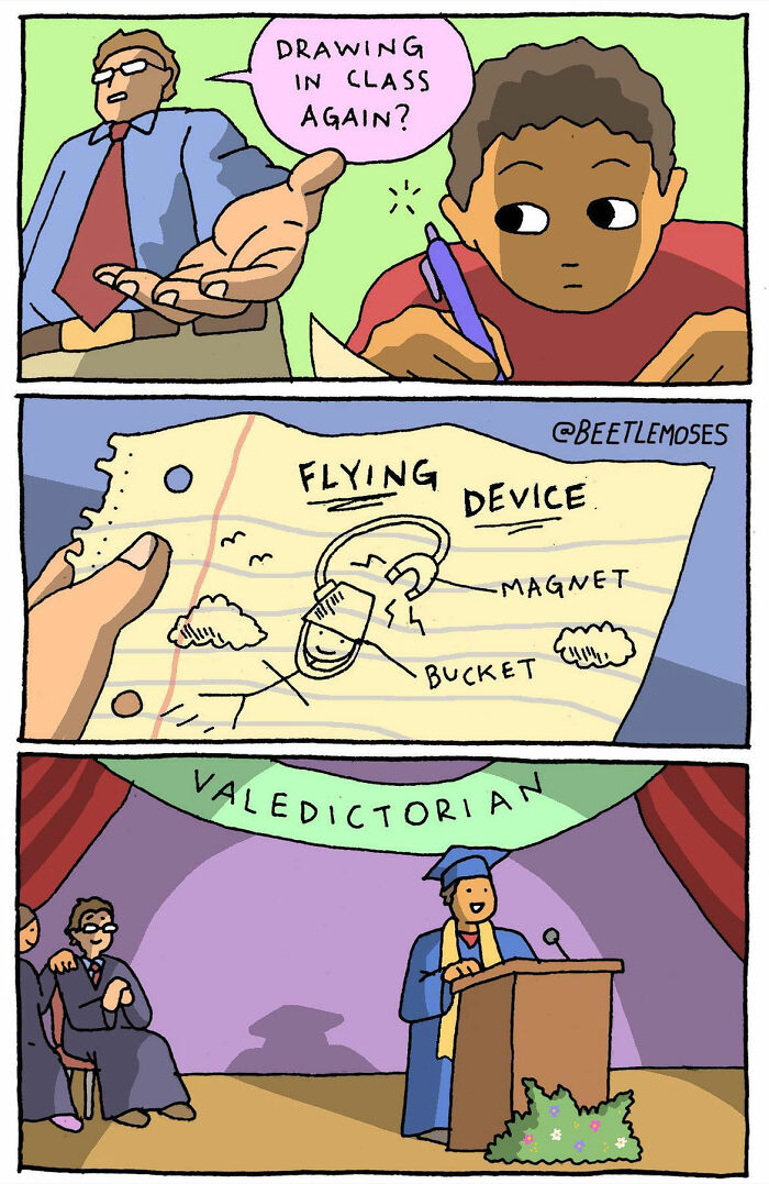 New Pop Culture Comics With Dark Humor Twists From The Mind Of Cartoonist Beetlemoses