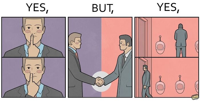 29 “Yes But” Comics That Show The Same Situation From Two Opposite Sides (New Pics)