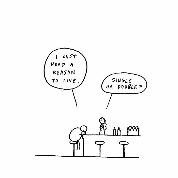 Dark Humor Comic By Hugleikur Dagsson