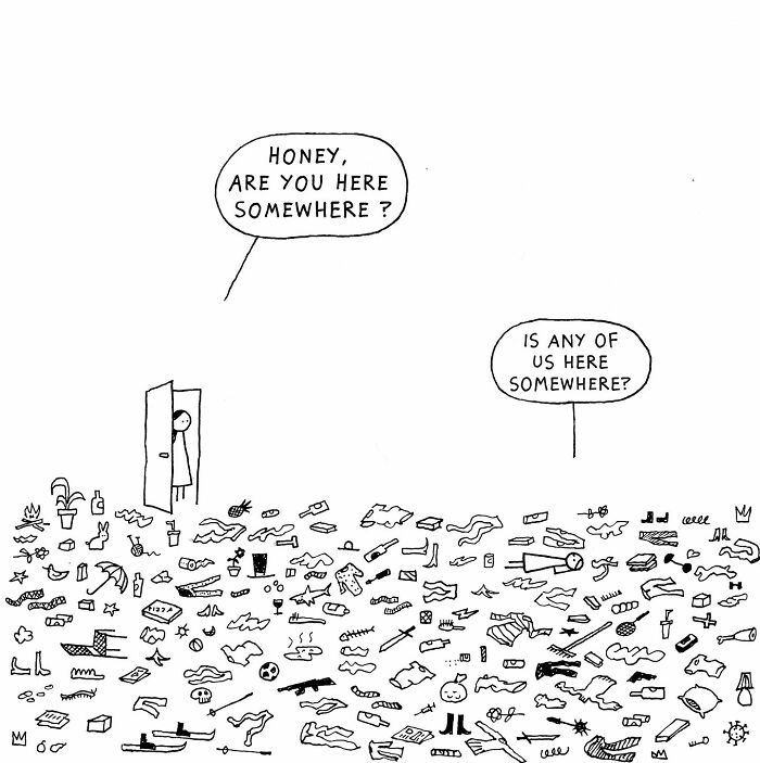 Dark Humor Comic By Hugleikur Dagsson