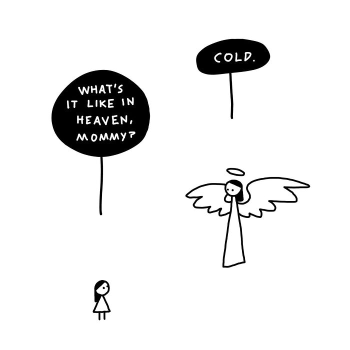 Dark Humor Comic By Hugleikur Dagsson