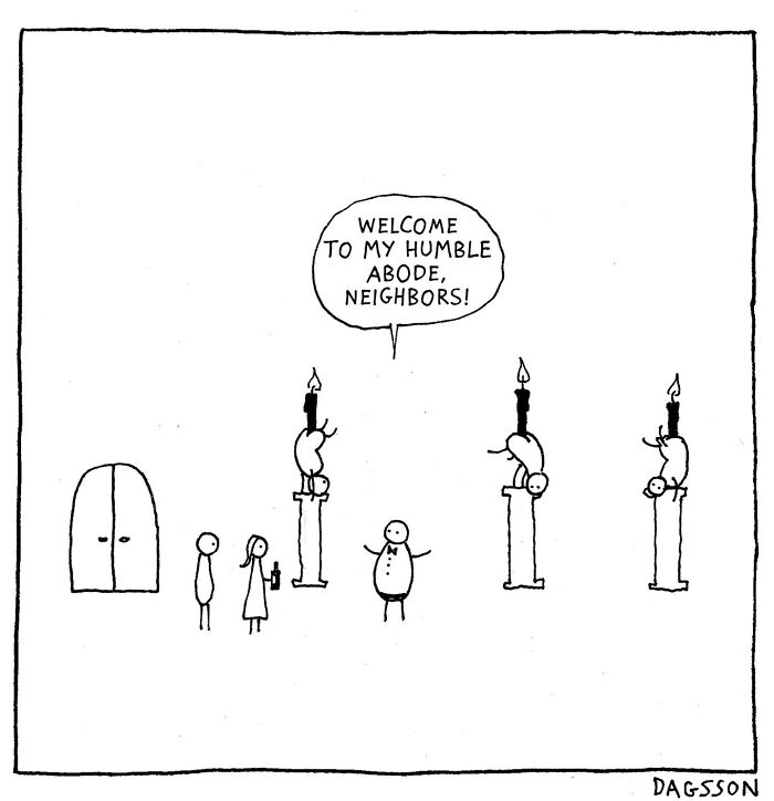 Dark Humor Comic By Hugleikur Dagsson