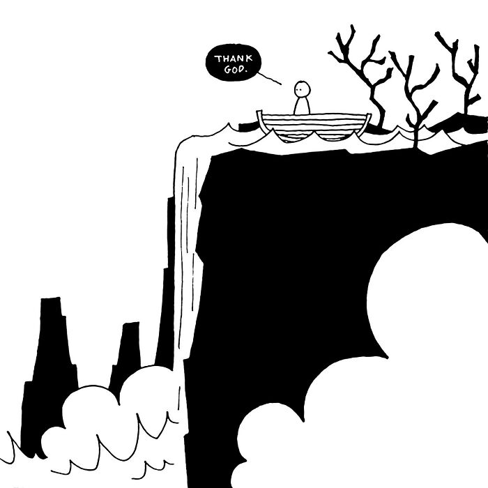 Dark Humor Comic By Hugleikur Dagsson