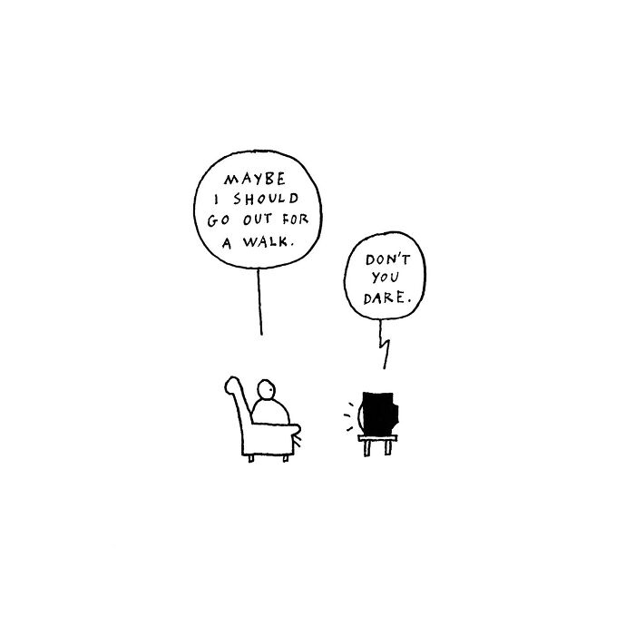 Dark Humor Comic By Hugleikur Dagsson